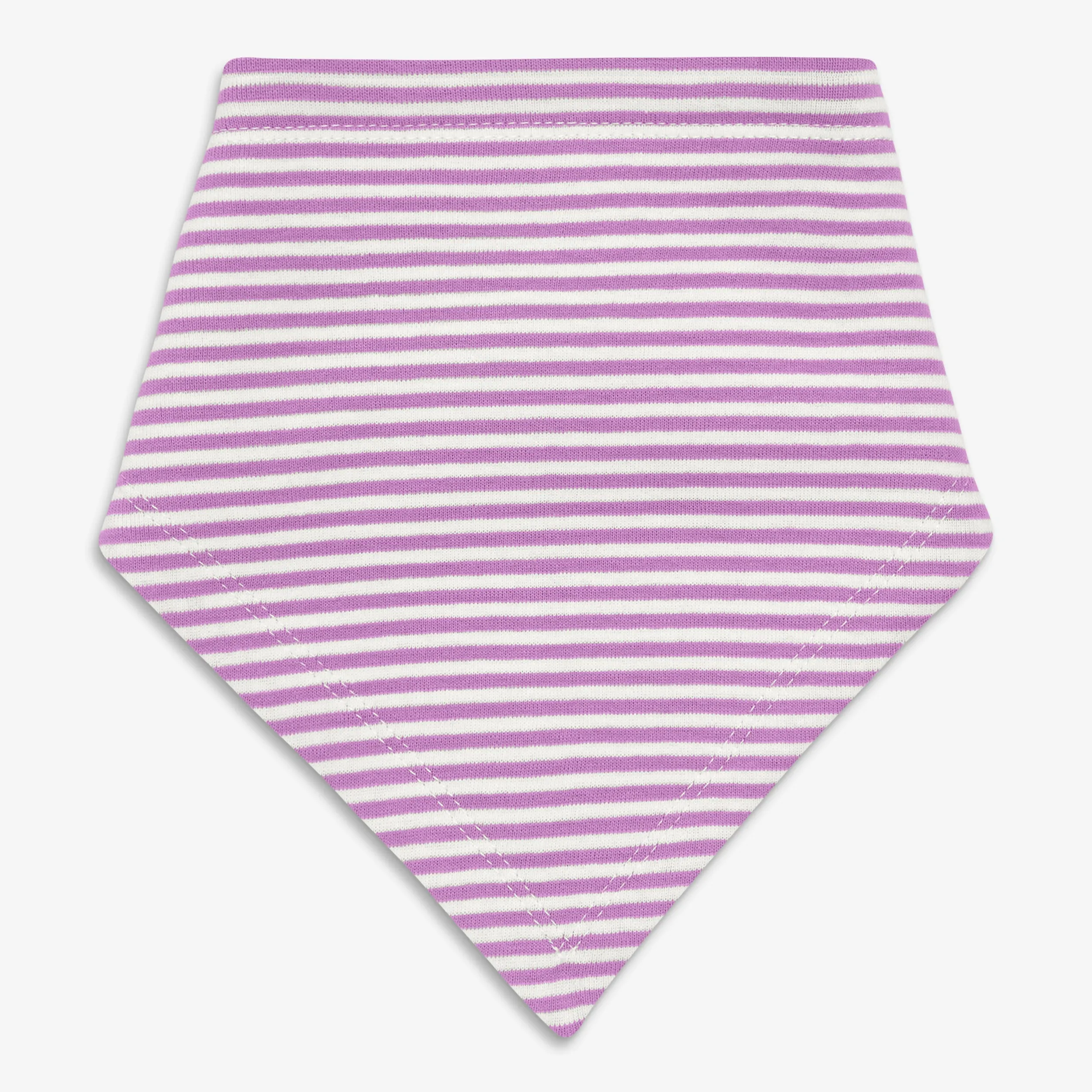 Clearance baby organic bib in mini stripe