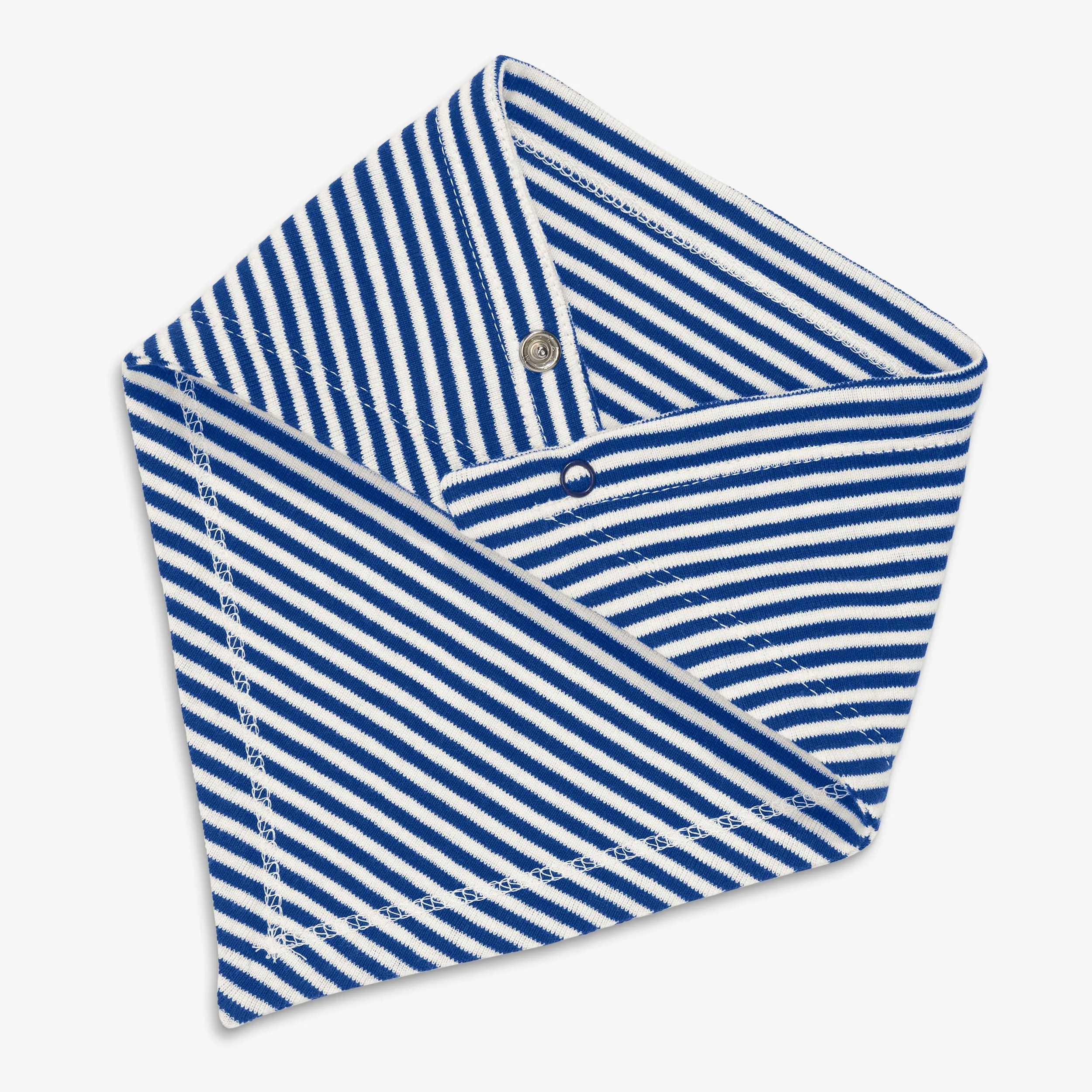 Clearance baby organic bib in mini stripe