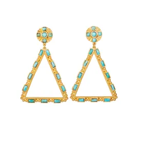 Large Southwestern Chandelier Earrings