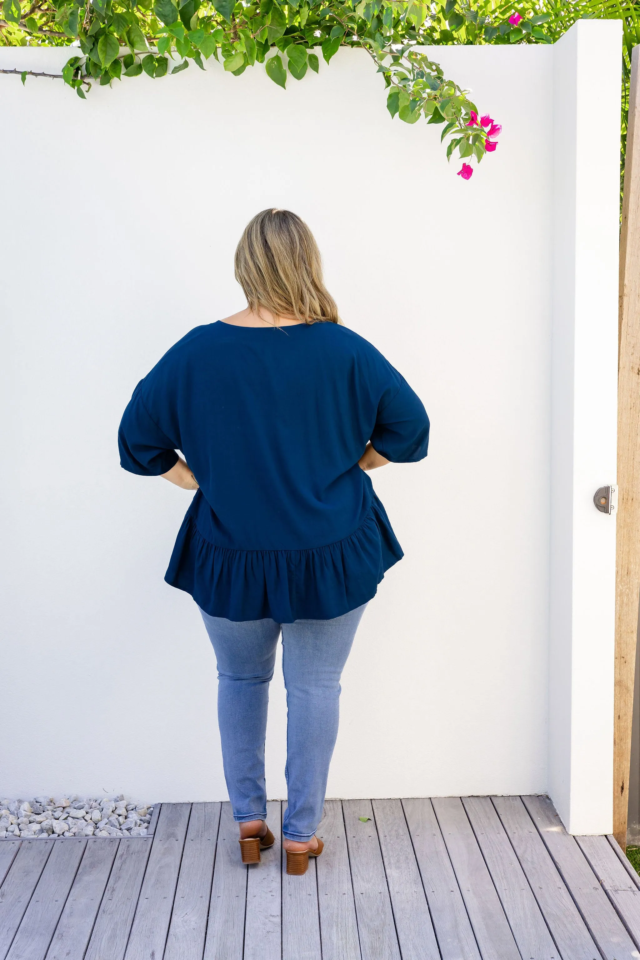 Peak Top in Navy