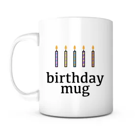 "Birthday Mug" Candles Mug