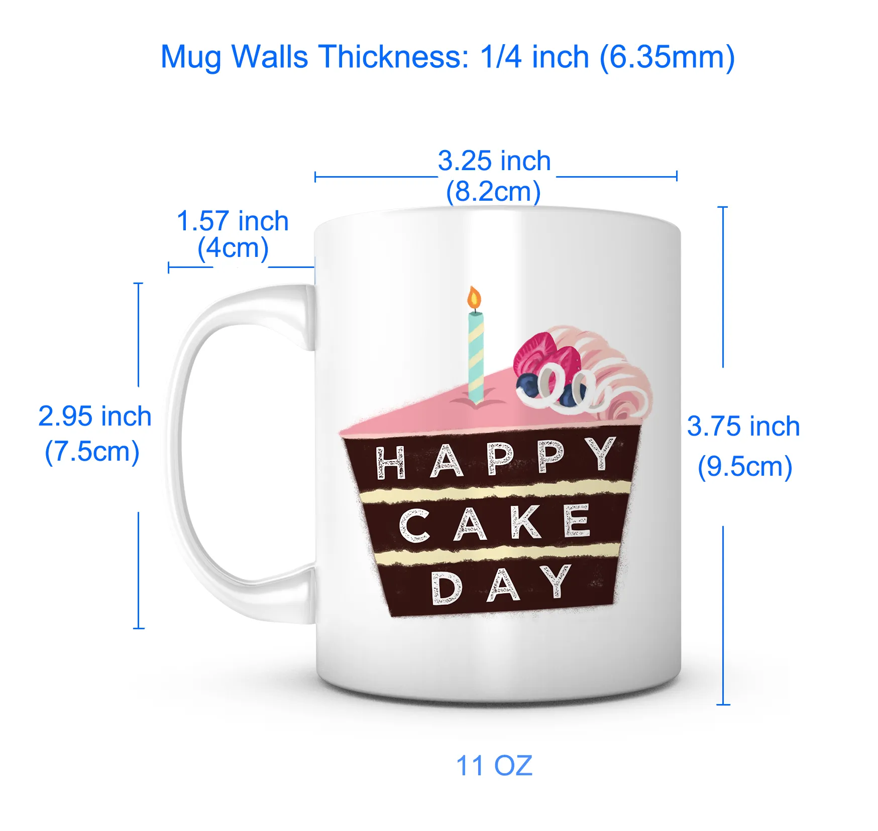 "Happy Cake Day" Mug