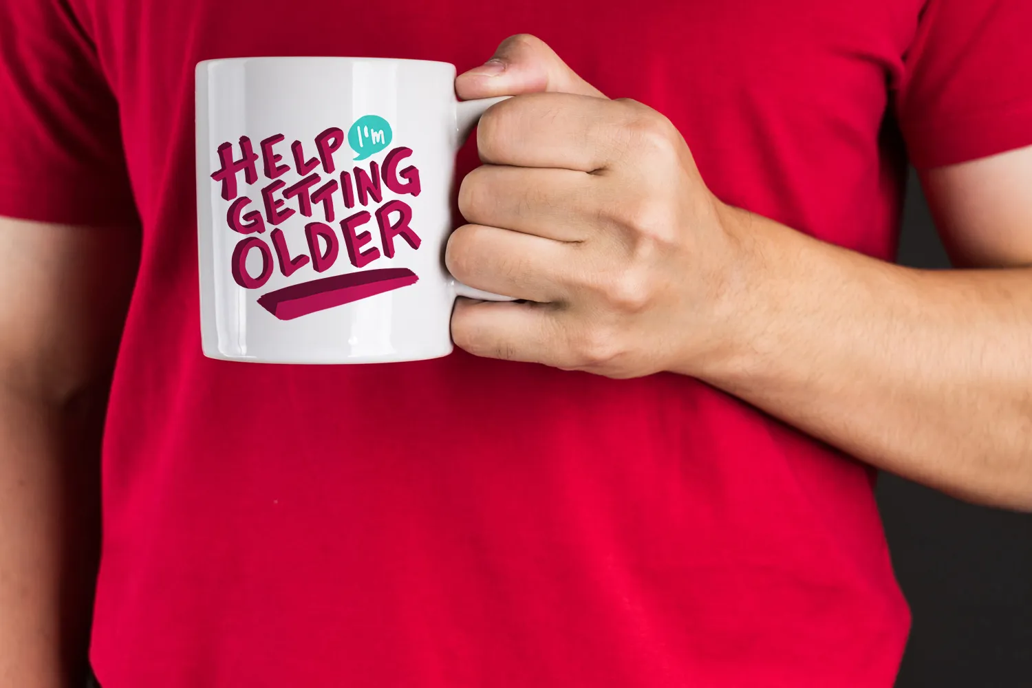 "Help I'm Getting Older" Mug